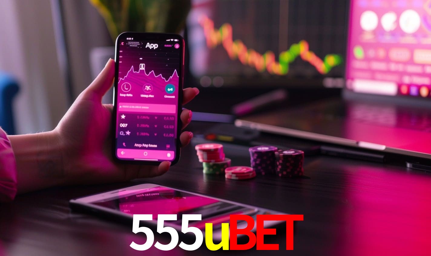 Comparação APP mobile vs versão web da 555ubet
